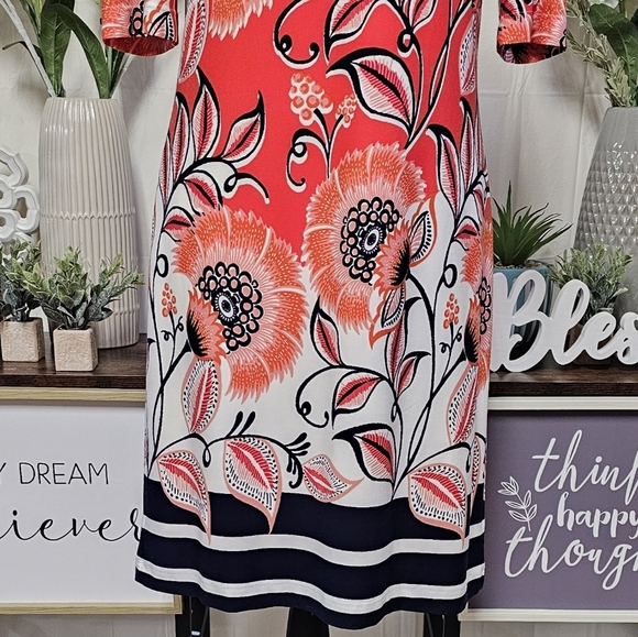 ELIZA J | (STYLE#EJ6M1087) VIBRANT FLORAL SHEATH DRESS - Picture 3 of 16